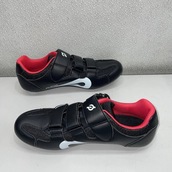 NEW PELOTON Indoor Cycling Shoes Size 39 Black Red Clip main image 10